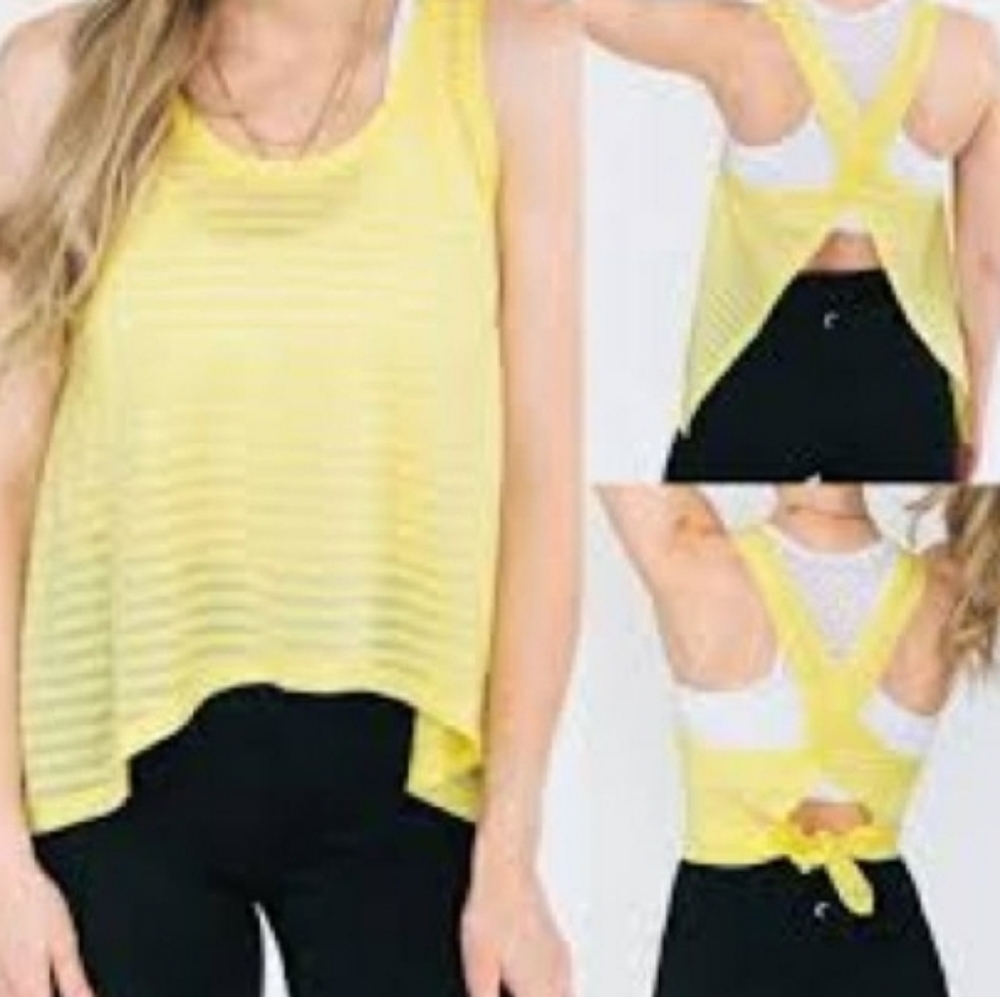 ZYIA | Nimbus Split Back Tank Top Women's Size Small